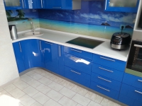 Голубая кухня под море